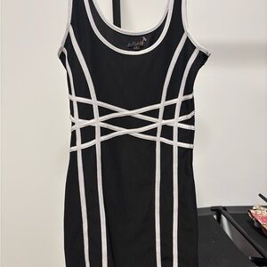 G by Guess Black Dress with White Accents
